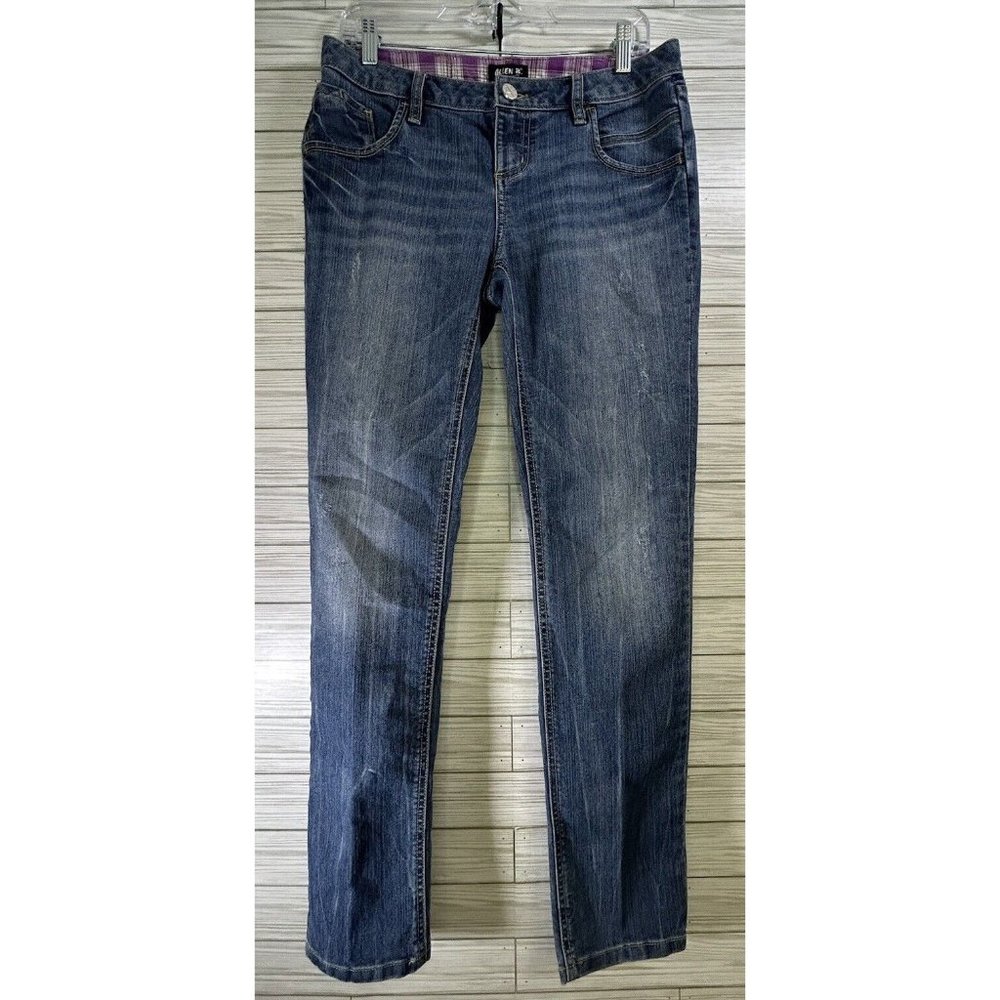 Allen B by Allen Schwartz Distressed Women's‎ Jeans-Denim Straight Leg Sz 10